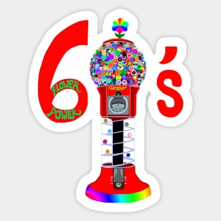 1960's Time Gumball Machine Sticker